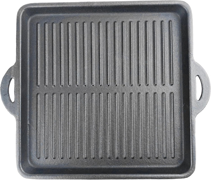 GARDINGER Grillplatte Guss für einflammige Universal-Kartuschen Kocher + Rocket Stove 23 cm Durchmes