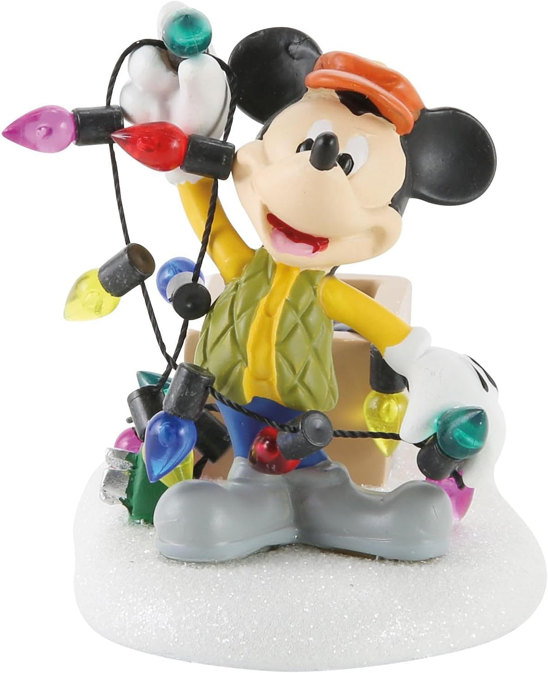 Department 56 Disney Village Mickey Lights Up Weihnachtszubehör, 5,7 cm