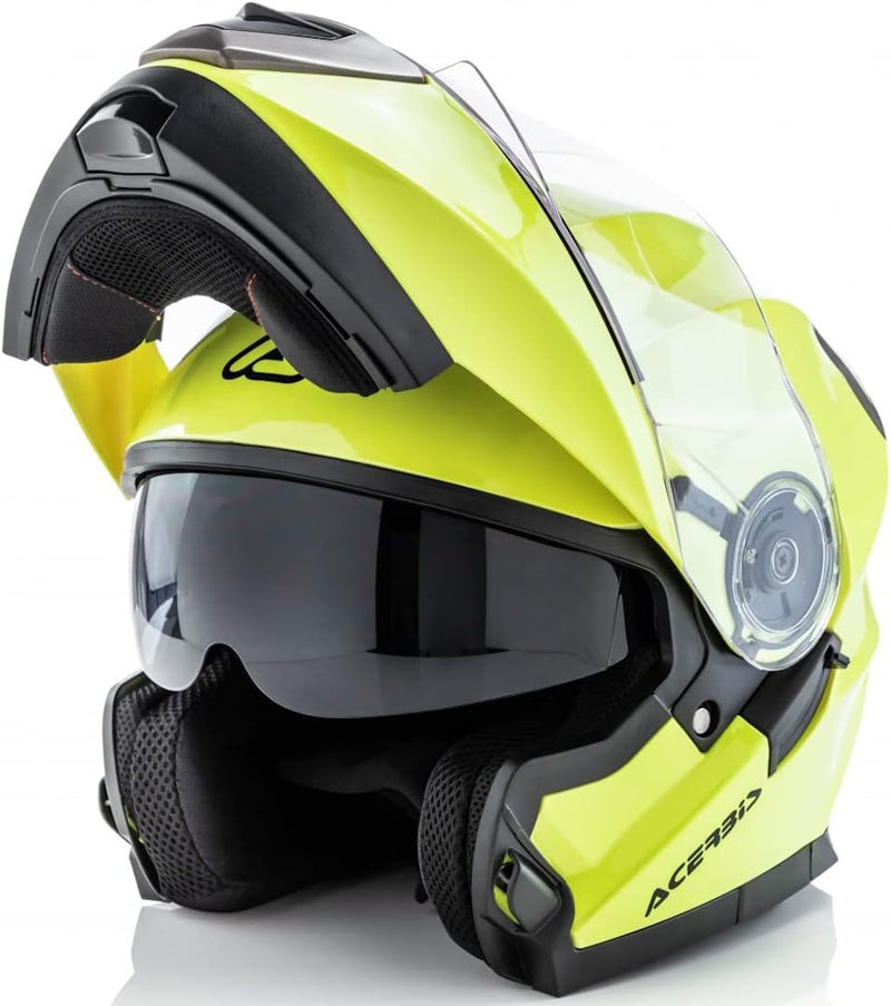 Acerbis Herren Serel Modural Helm, gelb, L