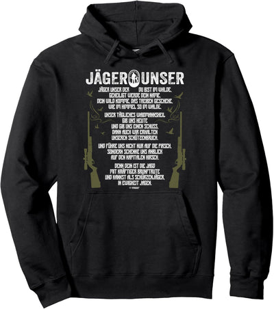 Jäger Unser Jägerunser Lustiges Jagd Geschenk Pullover Hoodie