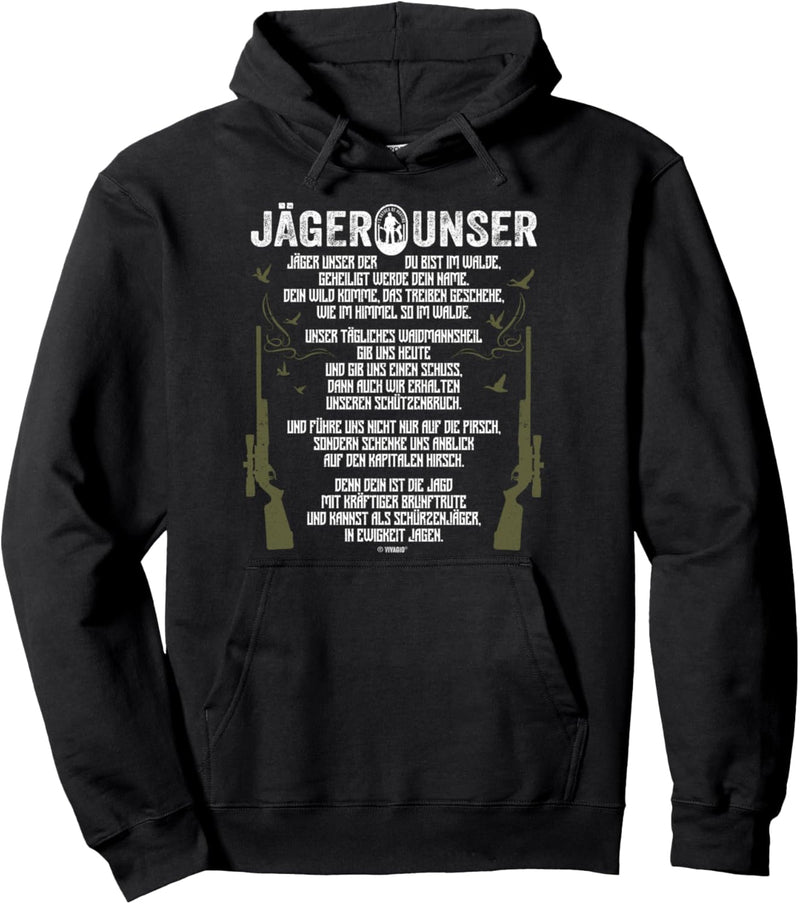 Jäger Unser Jägerunser Lustiges Jagd Geschenk Pullover Hoodie