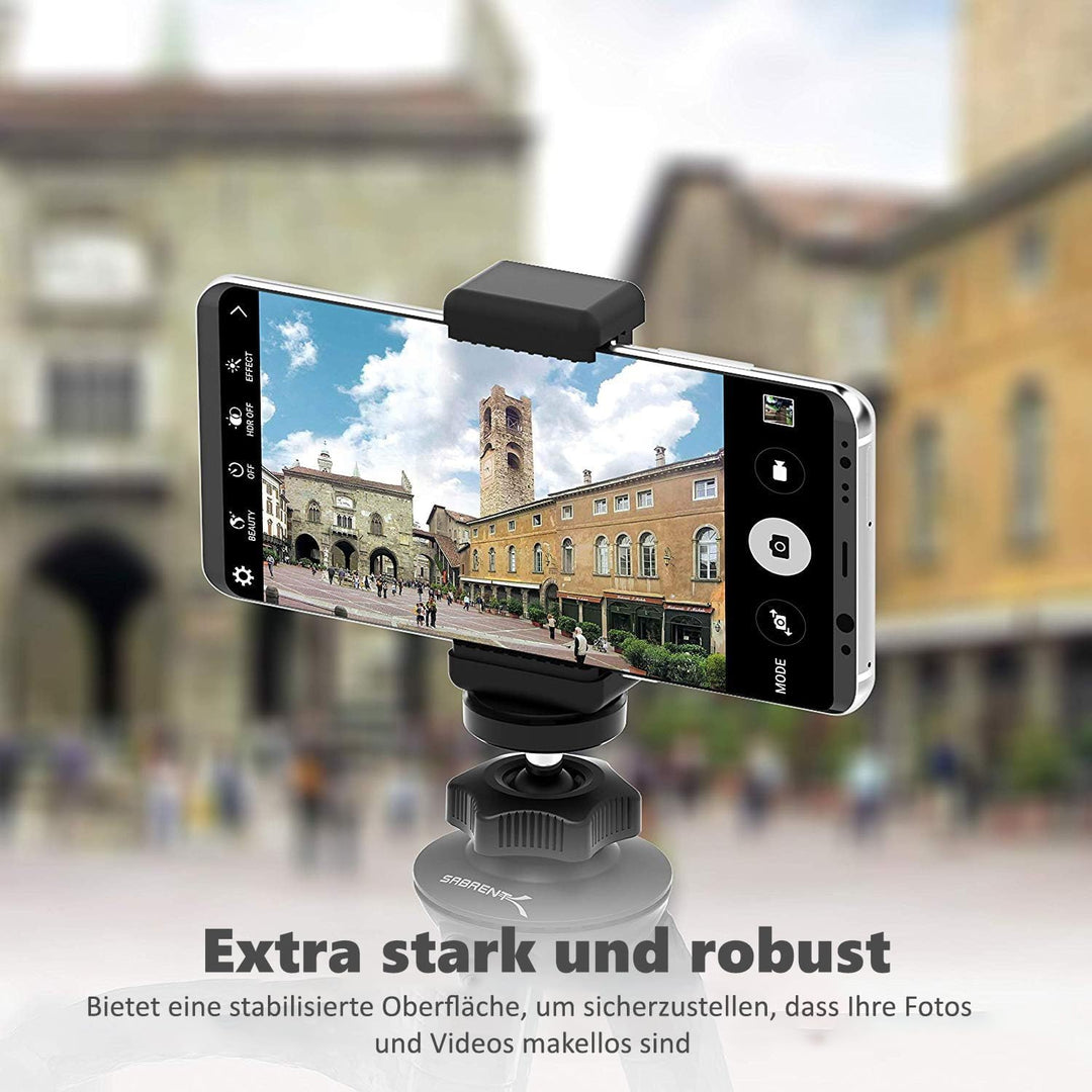 SABRENT Kamera Stativ, Flexibles Kugelkopf-Bundle leichtes Camera Tripod, Aluminium fotostativ für P