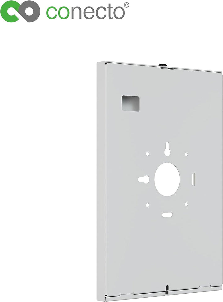 conecto Wandhalterung für Tablet, abschliessbarem Stahlgehäuse für Tab A 10.1 (2019)/ Tab A7/ S6 Lit
