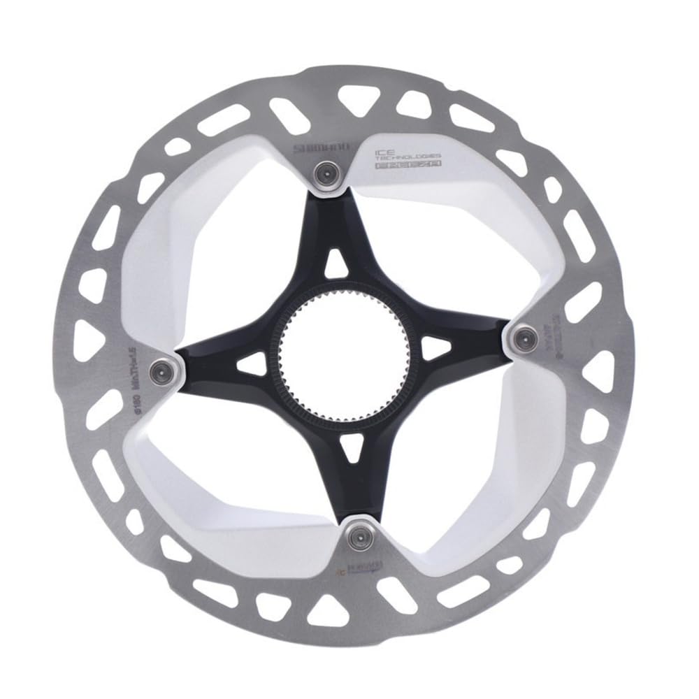 SHIMANO RT-MT800 Bremsscheibe Center-Lock silber/schwarz 2020 Scheibenbremse vorne silver/black 160m
