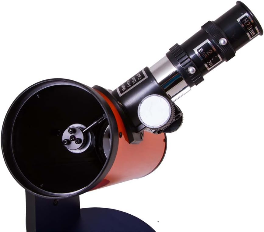 Levenhuk LabZZ D1 Einfach Zu Bedienendes Teleskop für Kinder mit Drehbarer Tisch-Dobson-Montierung u
