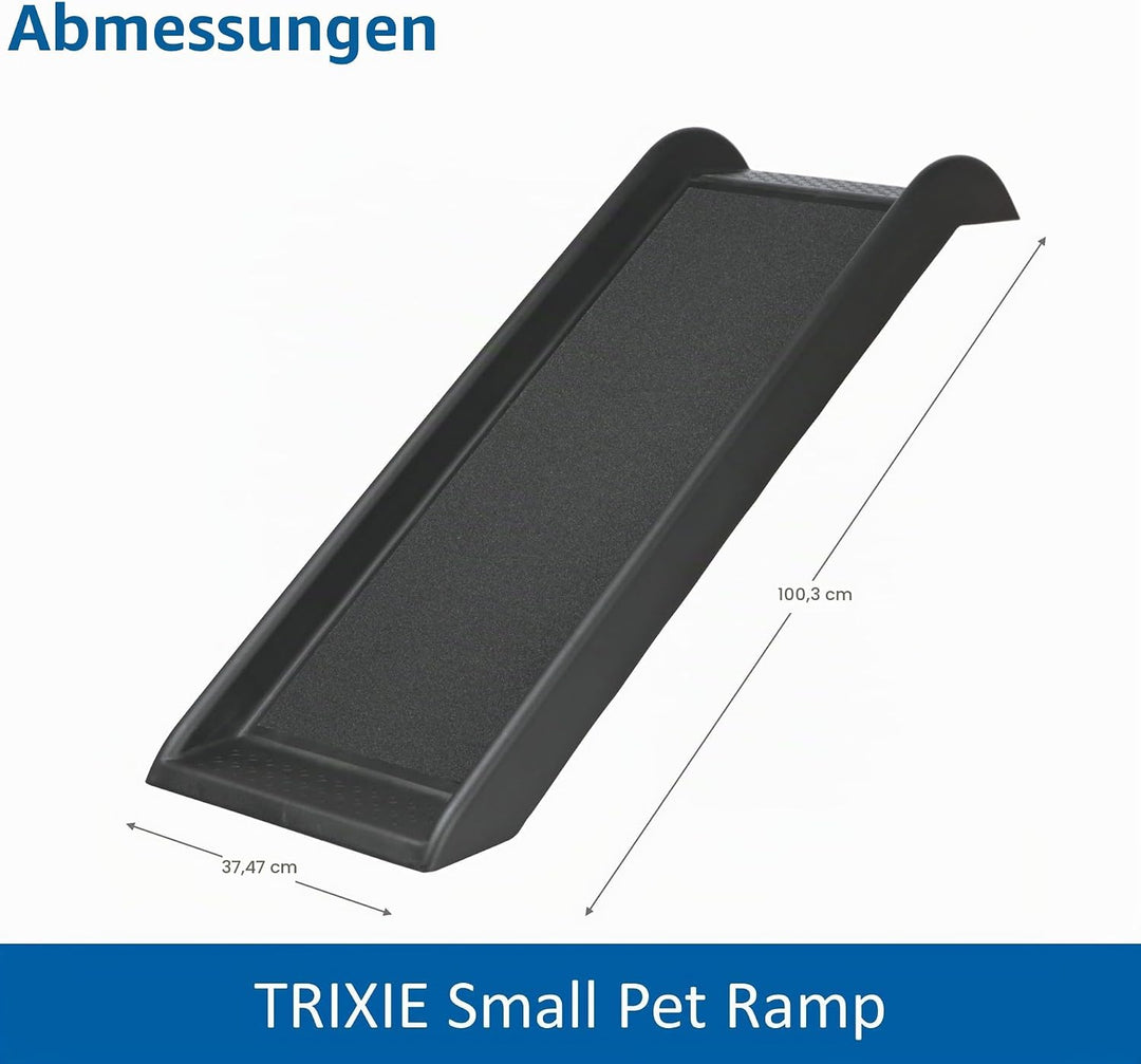 Trixie 3942 Hunde-Rampe Petwalk, 38 × 100 cm, schwarz