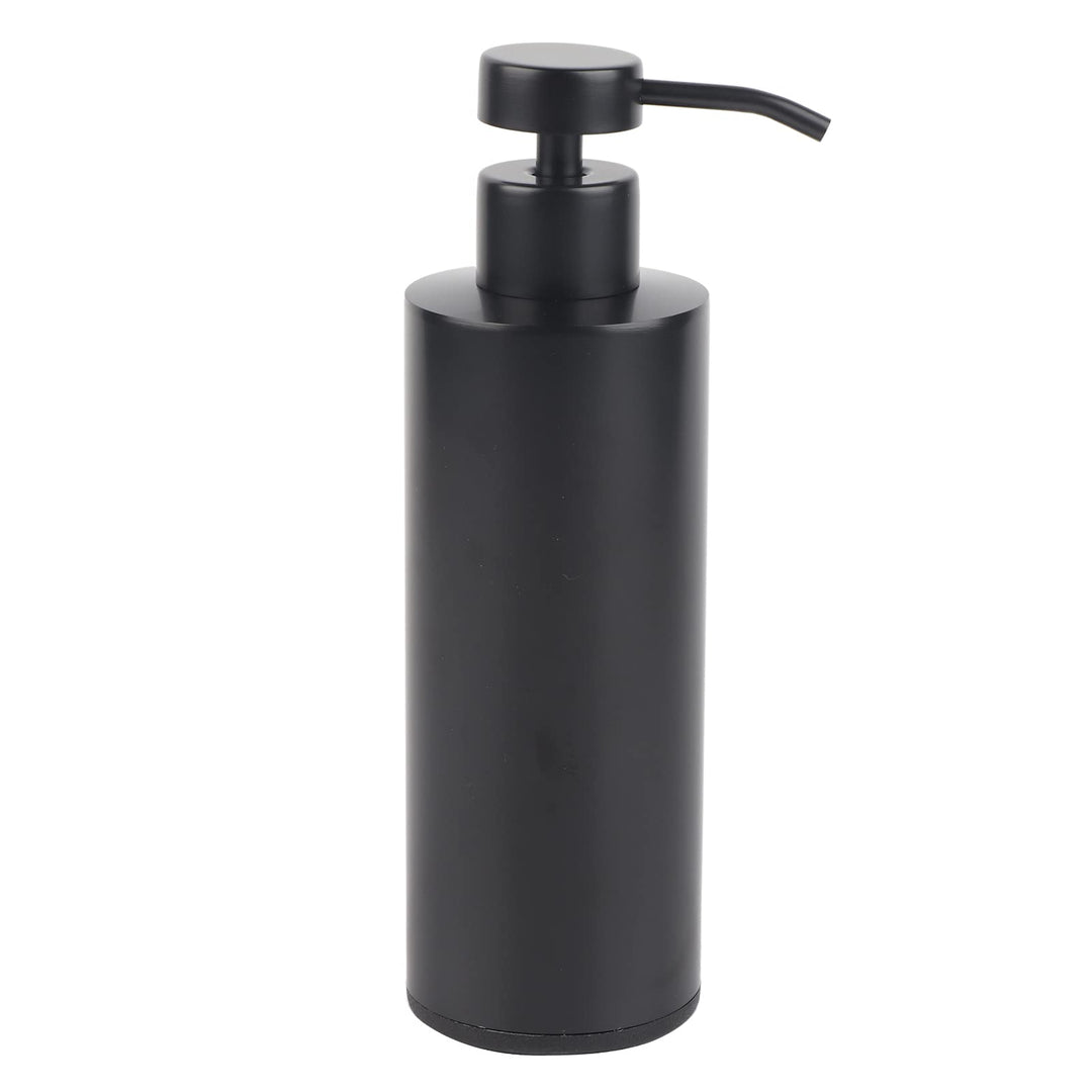 Edelstahl Seifenspender Handbuch Push-Typ Lotion Duschgel Conditioner Flasche schwarz Küchenspüle Wa