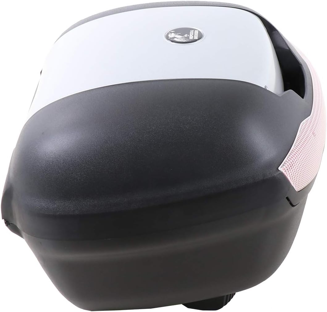 H&B Motorradtopcase Topcase Journey 40 mit Adapterplatte schwarz/Silber, Unisex, Sommer