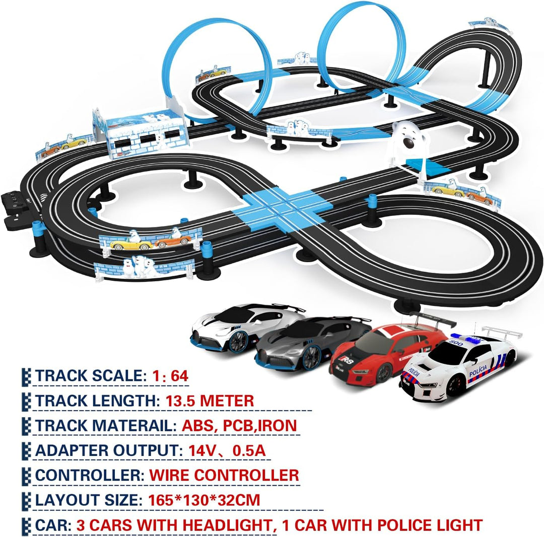 AGM MASETCH High Speed Series Slot Car Race Track Sets - Slot Cars, Rennstrecken &amp; Zubehör Elektrisc