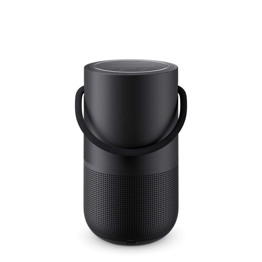Bose Portable Smart Speaker – mit integrierter Alexa-Sprachsteuerung, in Schwarz, Schwarz