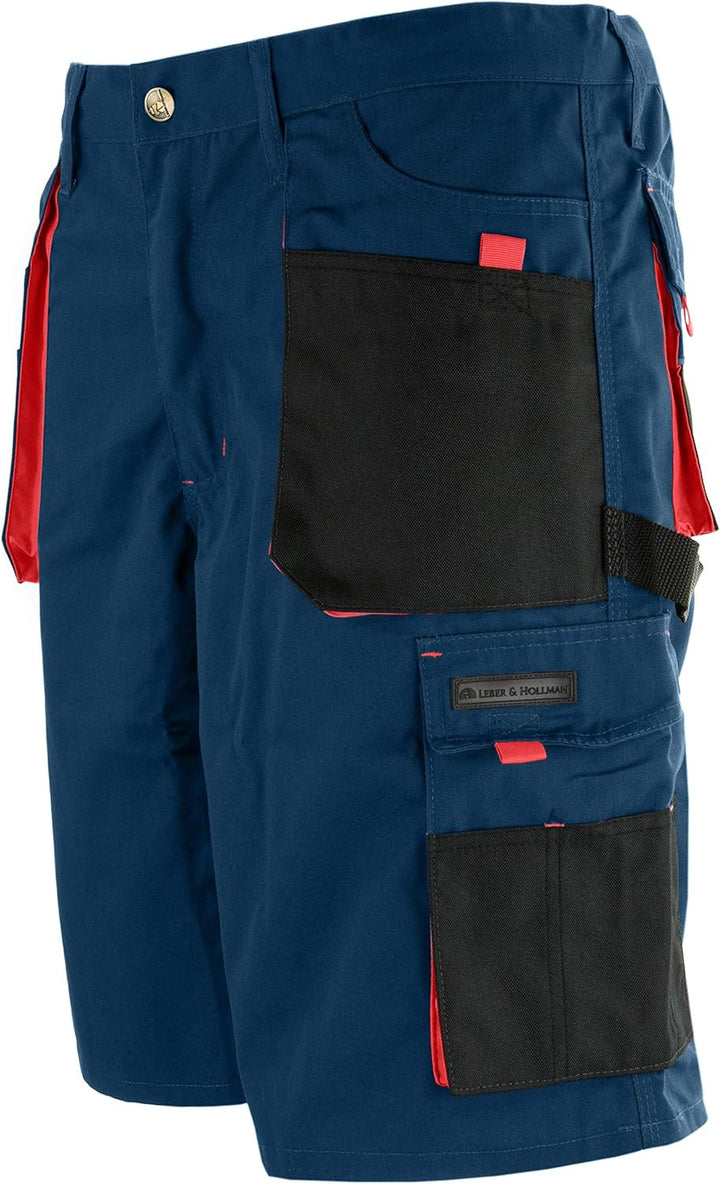 Reis Kurze Arbeitshosen Herren mit Werkzeugtasche - Arbeitsshorts für Garten, Werkstatt und Arbeit,