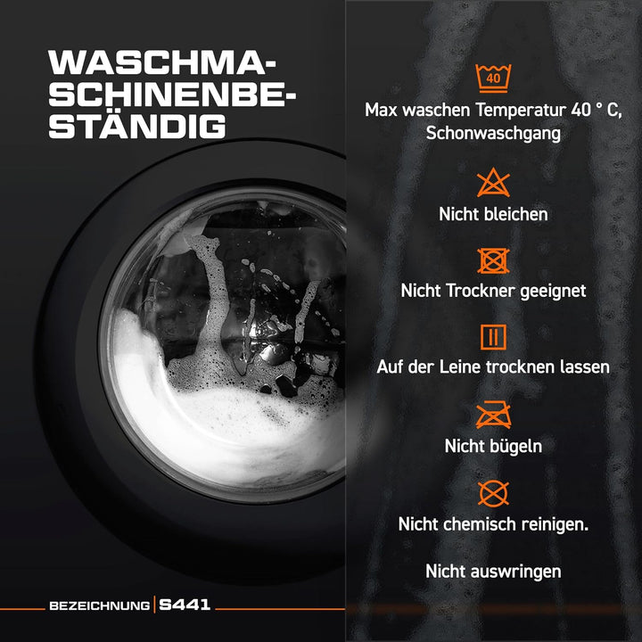 Portwest Klassische Regenhose für Erwachsene, Grösse: M, Farbe: Schwarz, S441BKRM