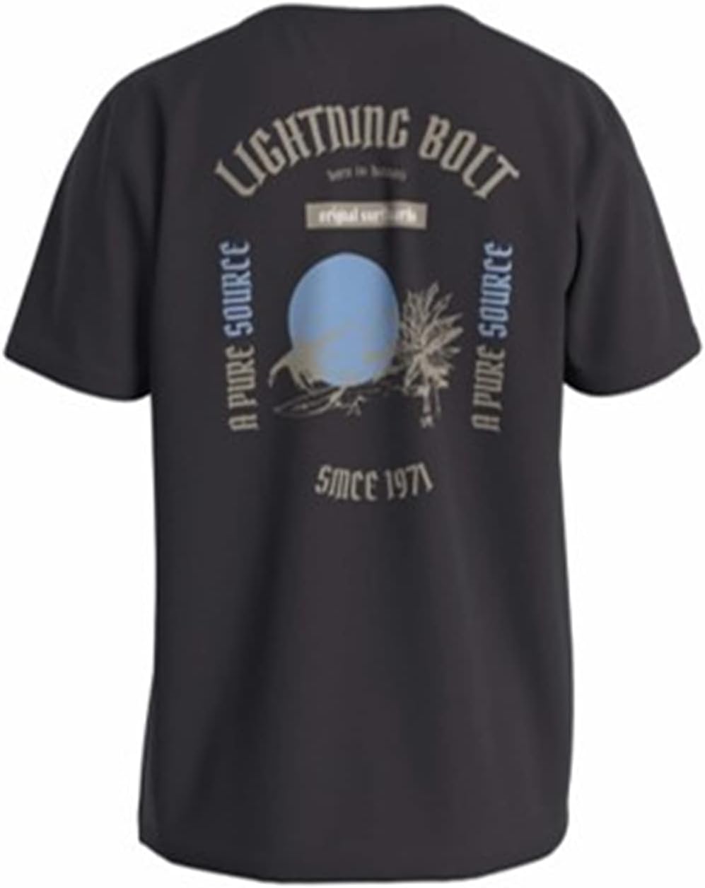 Lightning Bolt Herren Phantom T-Shirt, Schwarz, M