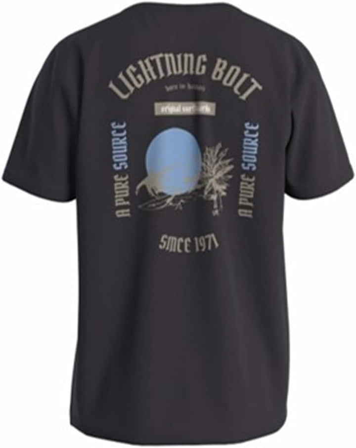 Lightning Bolt Herren Phantom T-Shirt, Schwarz, M