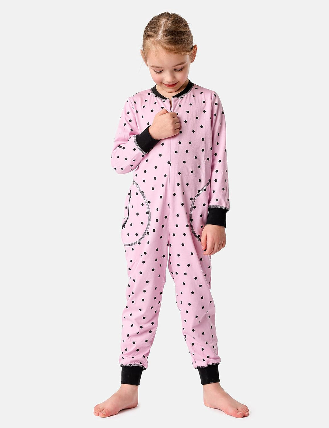 Merry Style Mädchen Schlafoverall Jumpsuit Mädchen Bequeme und warme Schlafanzug Kinder MS10-186 110