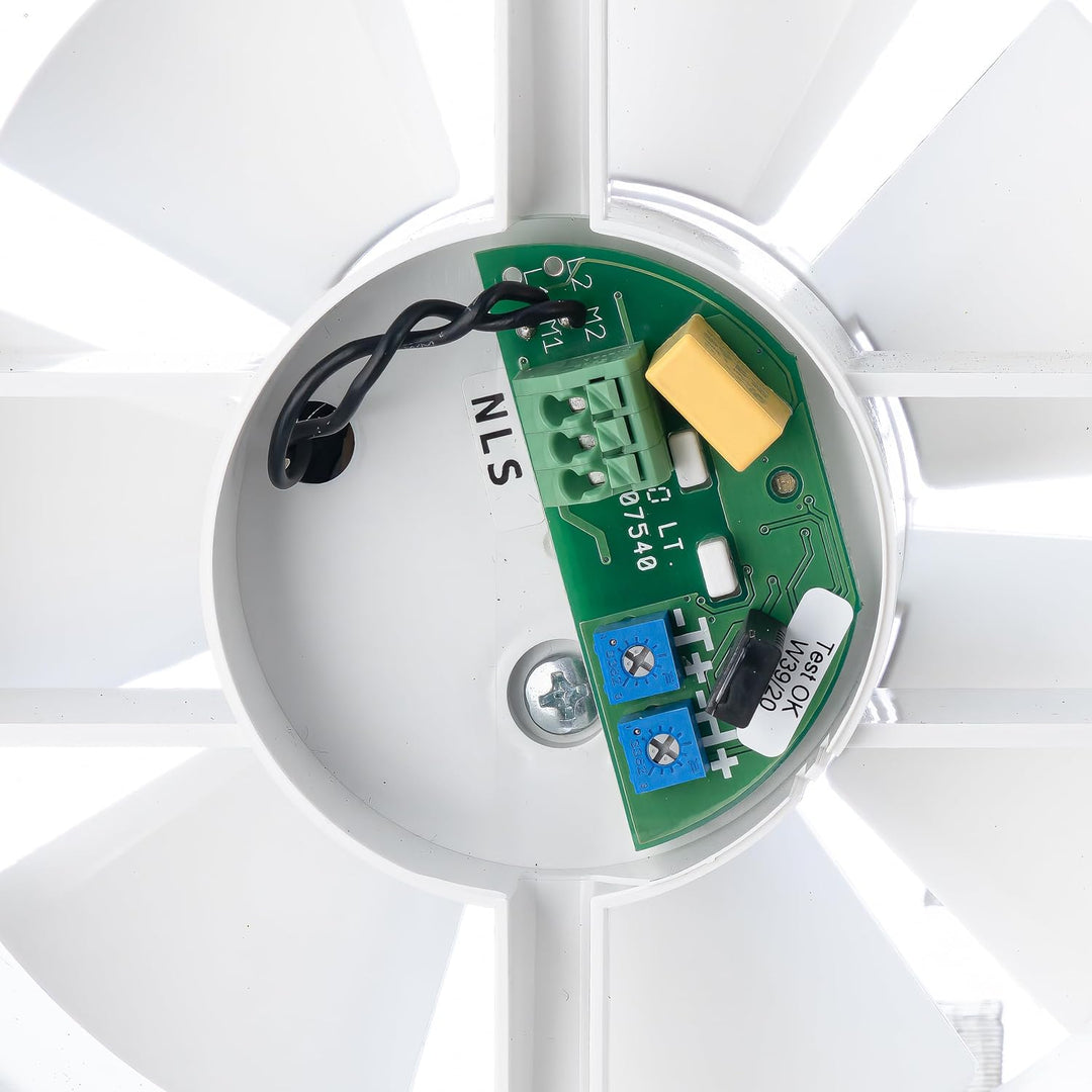 Steinberg14 Ø 100mm BadLüfter Fan mit Feuchtesensor und einstellbarer Nachlaufzeit - Anthrazit Front