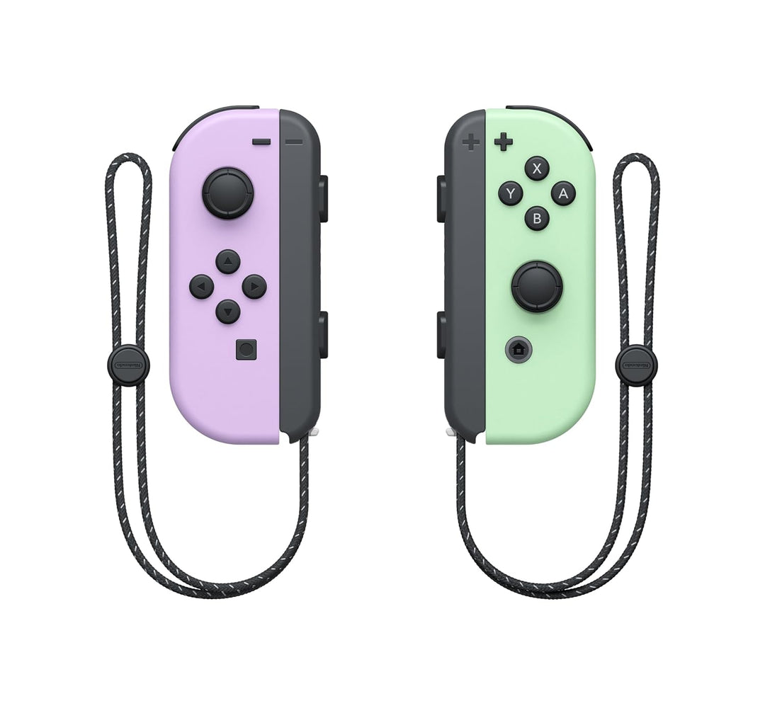 Nintendo Switch-Konsole Neon-Rot/Neon-Blau & er-Set Pastell-Lila/Pastell-Grün, Neon-Rot/Neon-Blau Bu