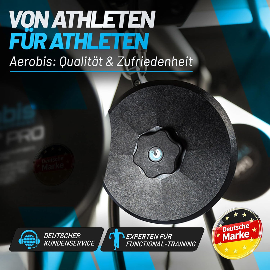 aerobis® revvll ONE | Endlos Seil Trainer | Variabler Widerstand, platzsparend, leicht | Klettertrai