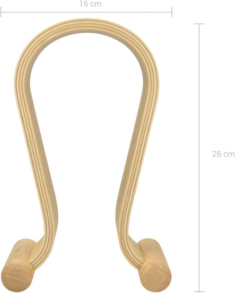 kalibri Kopfhörerhalter Kopfhörerständer Universal Holz - Kopfhörer Halter Headset Halterung - On Ea