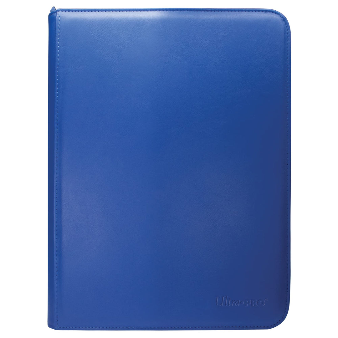 UP - Vivid 9-Pocket Zippered PRO-Binder: Blue, Blue