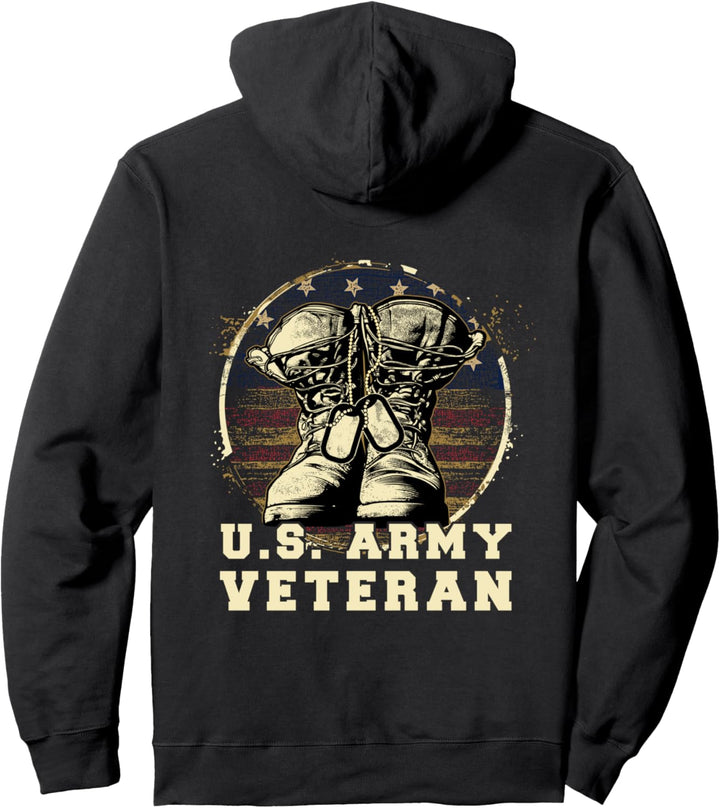 US Air Force United States Army Stiefel Veteran Amerika Pullover Hoodie