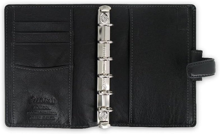 Filofax 25115 Pocket Holborn,1 Woche / 2 Seiten - multilingual, schwarz