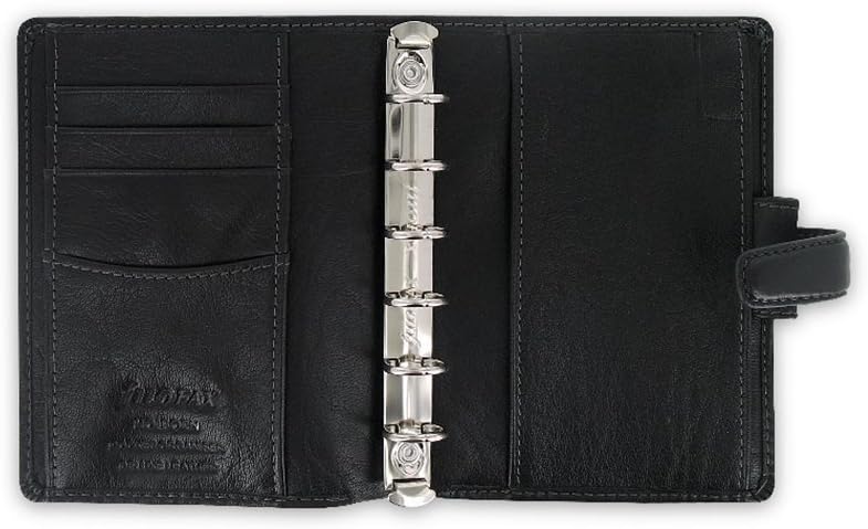 Filofax 25115 Pocket Holborn,1 Woche / 2 Seiten - multilingual, schwarz