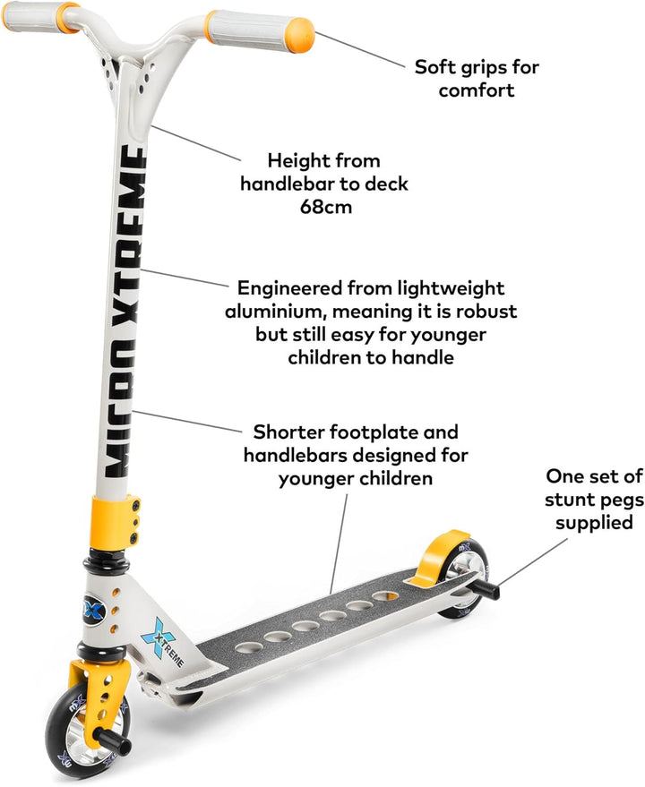 Micro Mobility Stundscooter gelb MX Trixx 2.0, gelb MX Trixx 2.0