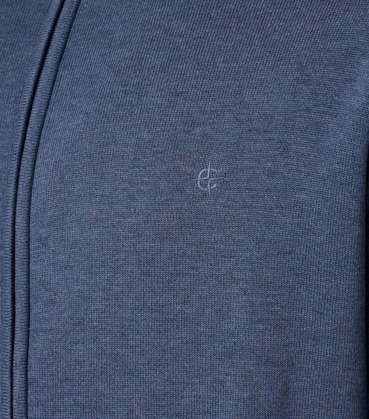 CASAMODA Strickjacke Uni, S Dunkles Mittelblau