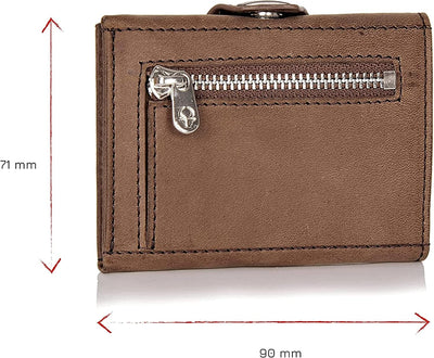 DONBOLSO Wallet NextGen Leder I Slim Wallet mit Münzfach I Geldbeutel mit RFID Schutz I Kartenetui b