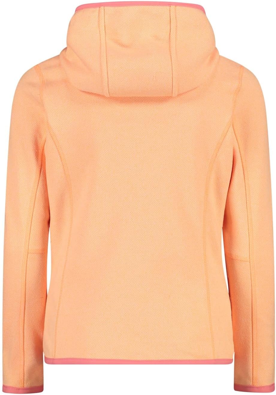 CMP Softshell Jungen Kapuzen Jacke 98 Melone-Pfirsich-Weiss, 98 Melone-Pfirsich-Weiss