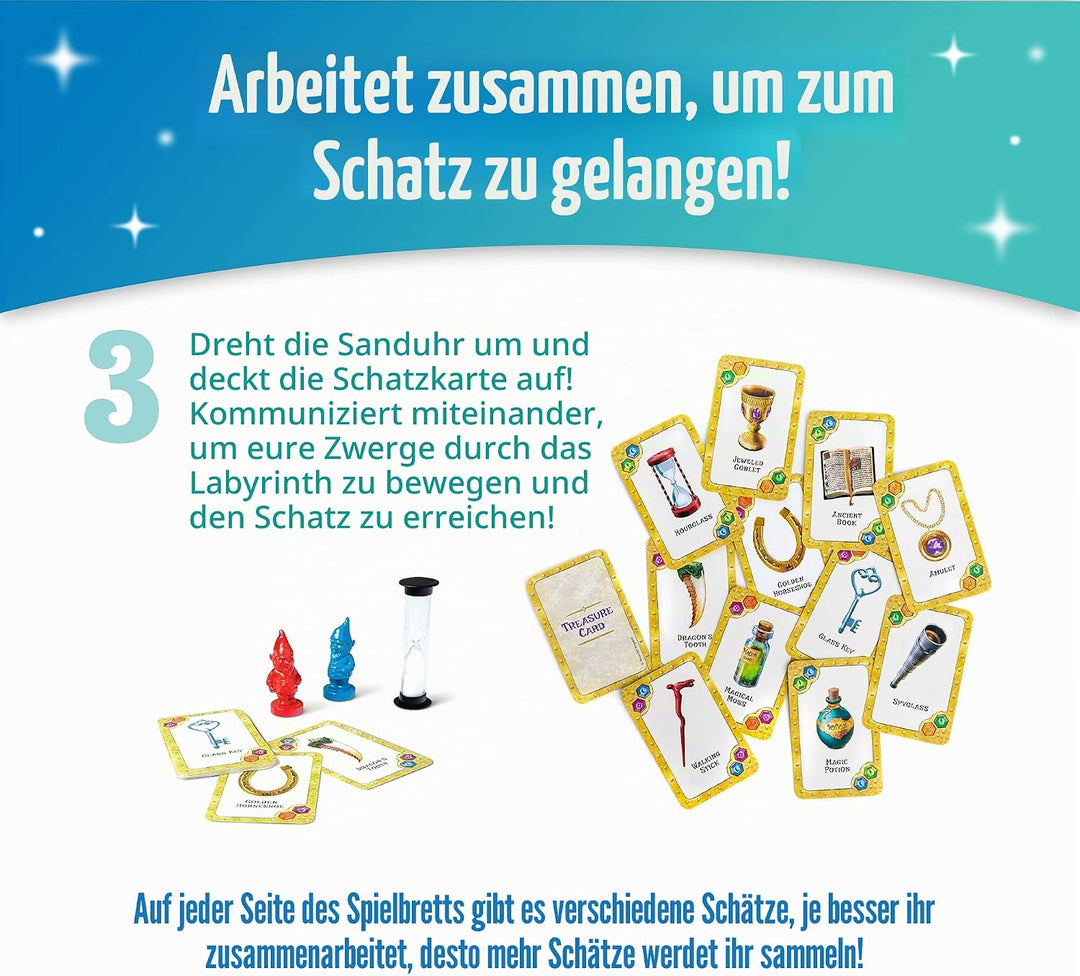Peaceable Kingdom Zwerge bei Nacht Spiel für Kinder ab 6 Jahren