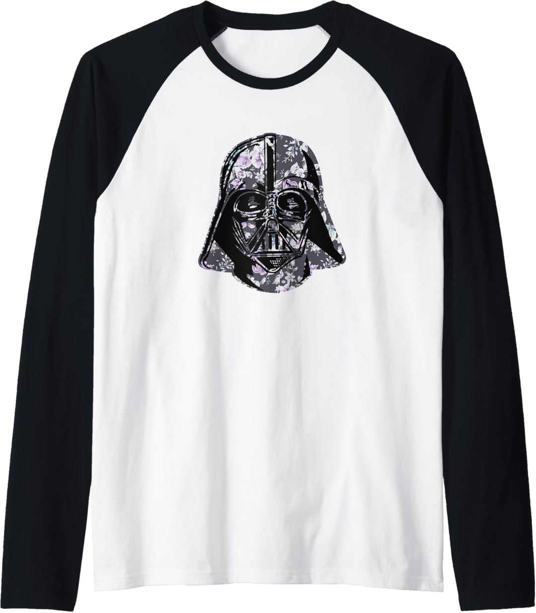 Star Wars Darth Vadar Floral Helmet Raglan