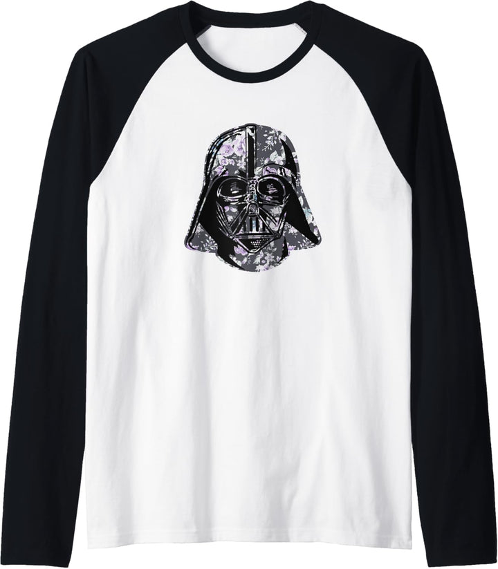 Star Wars Darth Vadar Floral Helmet Raglan