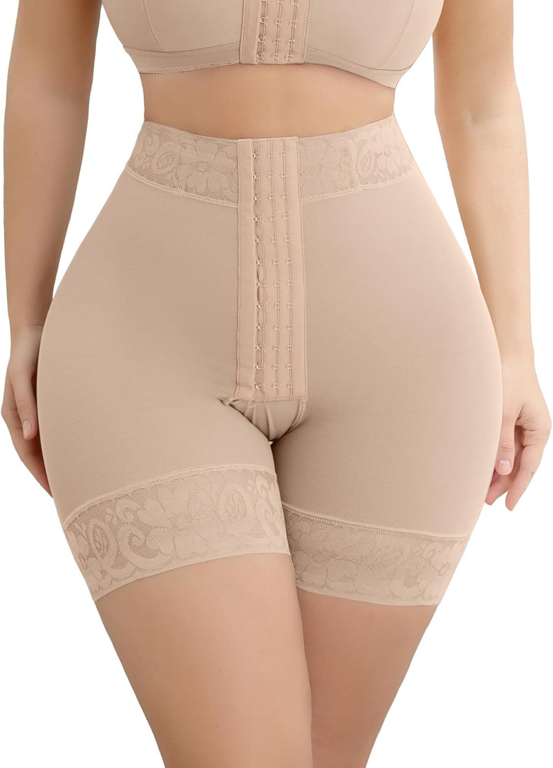 SHAPSHE Damen Bauchweg Unterhose Po Push Up Shapewear Bauch Kontrolle Figurformende Unterwäsche Hohe