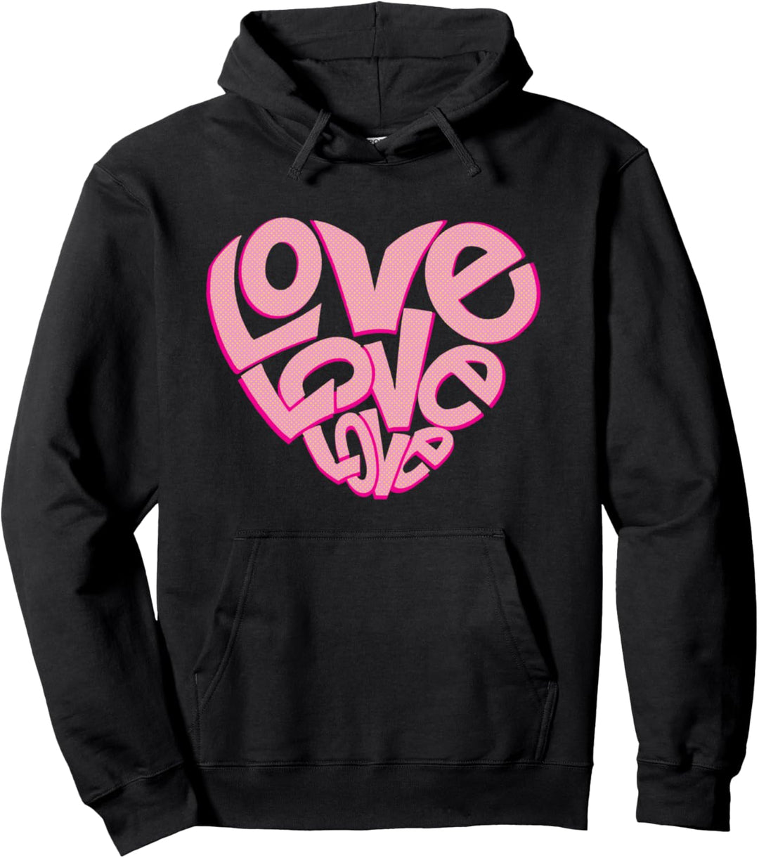 Love Heart Pullover Hoodie