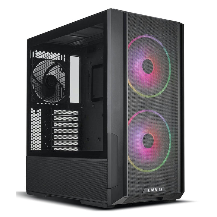 LIAN LI LANCOOL 216 Gaming PC Gehäuse Schwarz - E-ATX Gehäuse - Gaming PC Case - PC-Gehäuse RGB - Ga