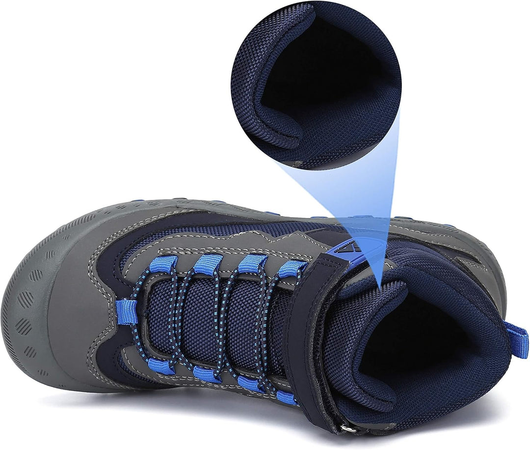 Mishansha Kinder Wanderschuhe Rutschfest Leicht Trekking Wanderstiefel für Jungen Mädchen Gr.24-38 B