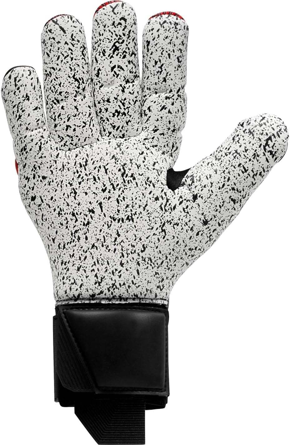 uhlsport Unisex Jugend Powerline Supergrip+ Finger Surround Fussball Torwarthandschuhe 11 schwarz/ro