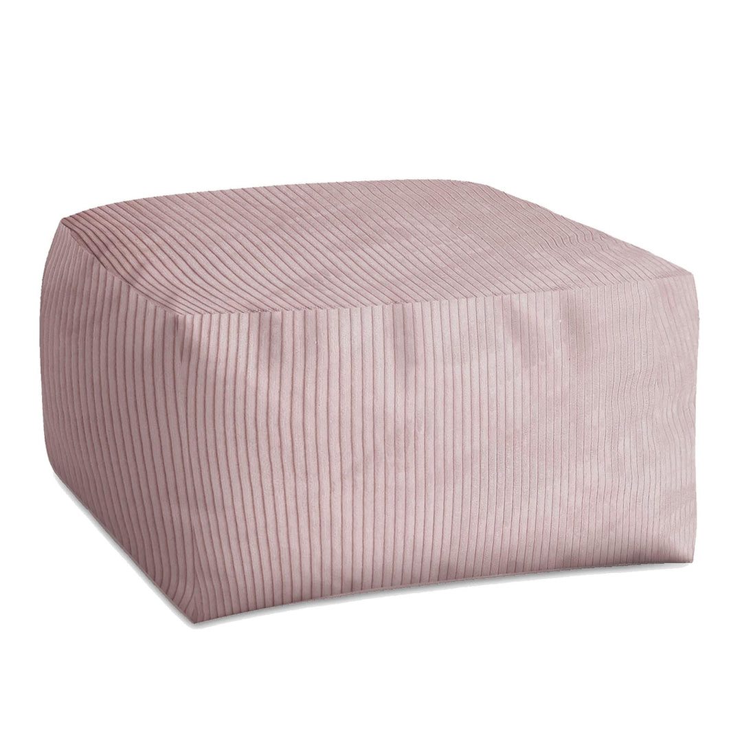 DreamRoots Pouf Hocker Comfort 70x70x40cm - Couch Hocker - Pouf Cord - Hocker Wohnzimmer - Fusshocke