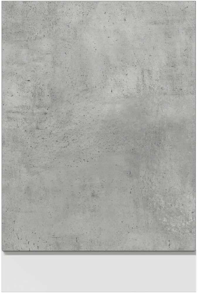 vidaXL Geschirrspülerblende Betongrau 45x3x67 cm