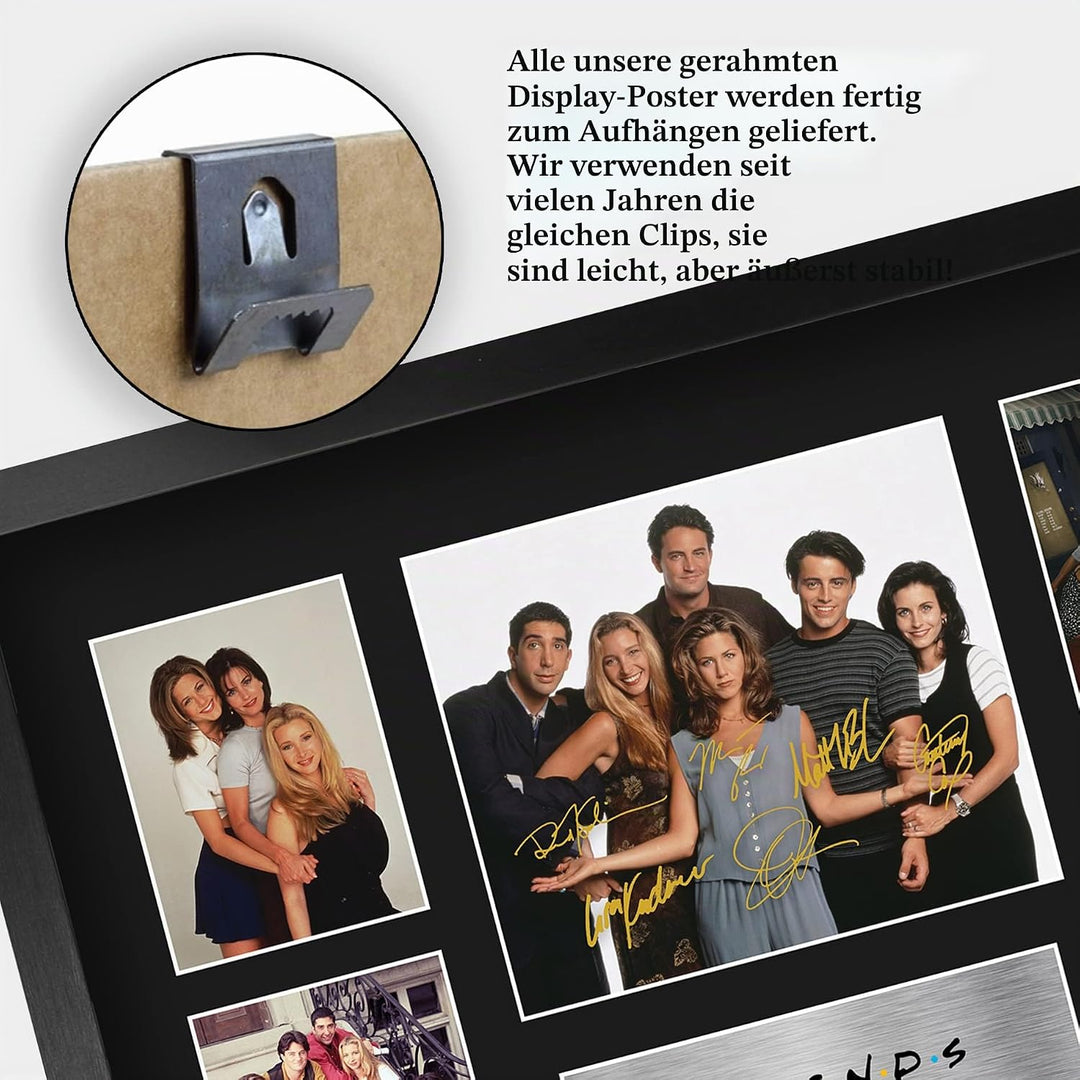 HWC Trading FR A3 Friends Geschenke Gedruckt Signiert Autogramm Bild Präsentation Display Für Fernse