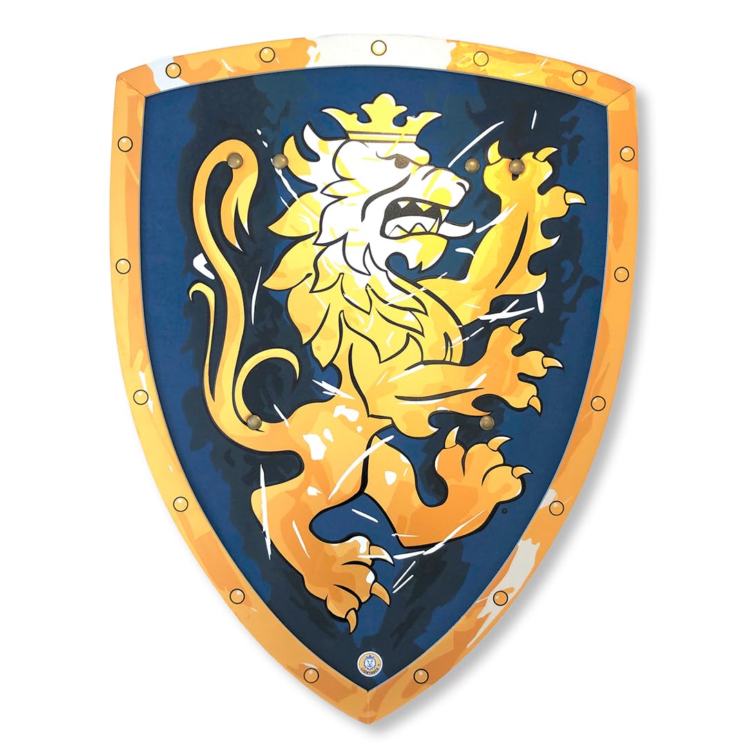 Liontouch Edler Ritter-Schild, Blau/Gross | Mittelalterliches Rollenspiel-Schaumspielzeug für Kinder