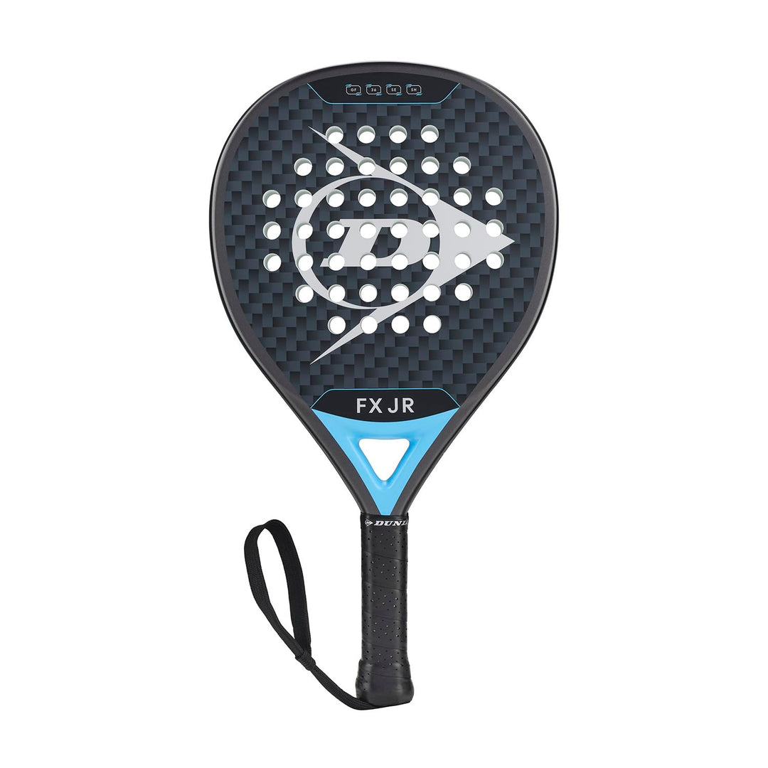 Dunlop FX Padel Schläger – Graphit- und Carbonrahmen – Für Junioren, Anfänger und Fortgeschrittene S