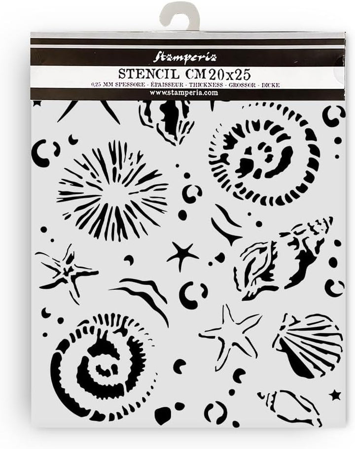 Stamperia - Thick Stencils for Scrapbooks, Albums, Cards, Bullet Journalling, and More, Flexible Mat
