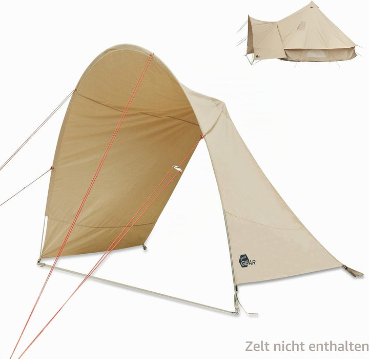 your GEAR Canopy Porch Desert Pro 8/10 - Universal Vorzelt/Vordach 300x140x195 cm