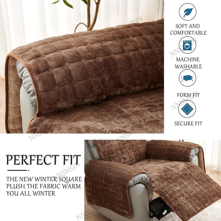 Sofa Armlehnenbezüge, Sesselschoner Sesselauflage, Fernsehsessel Schutzbezug Anti-Rutsch, Relaxsesse