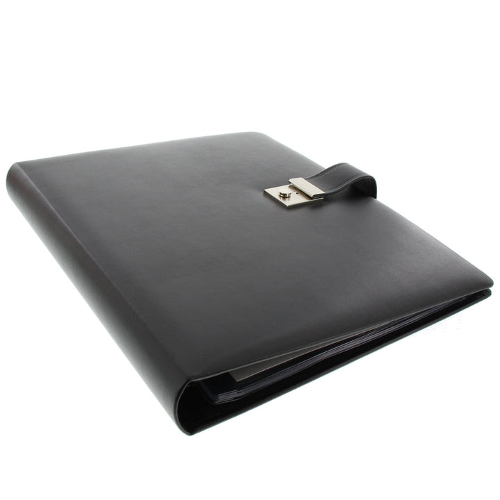 goldbuch 54958 Dokumentenmappe, Mappe für DIN A4 Unterlagen, Ringbuchmappe inklusive 5 Sichthüllen,