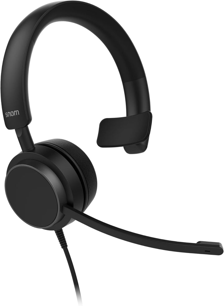 Snom A310M Professionelles Headset für Call Center - Monauraler Kopfhörer mit HD-Audio und Geräus