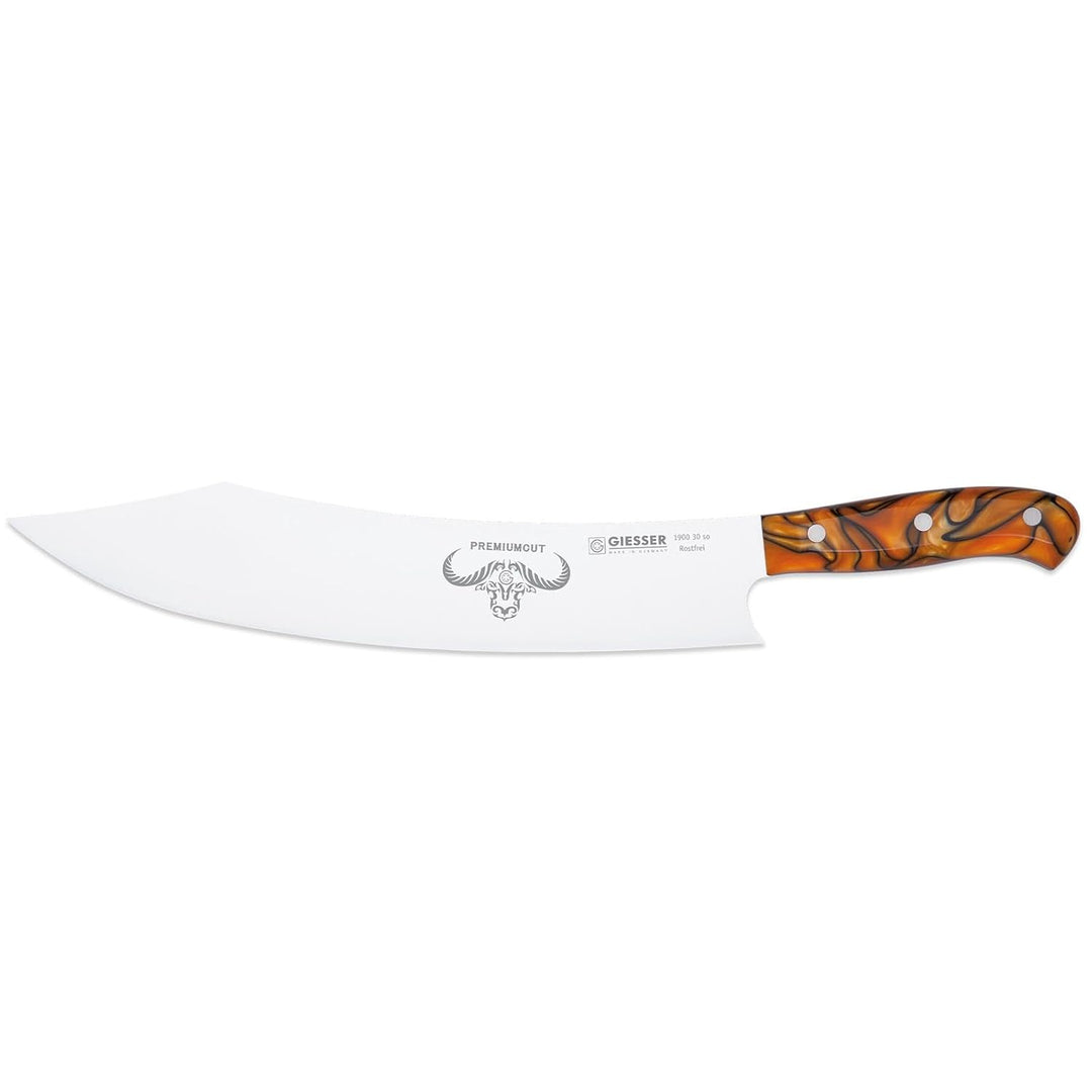 Giesser seit 1776 - Made in Germany - Kochmesser 30 cm Spicy Orange, PremiumCut Barbecue No 1, Küche
